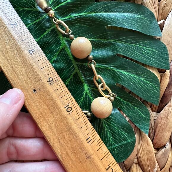 BOGO FREE BEADED BRUSH GOLDEN BOHO NECKLACE - Picture 4 of 5